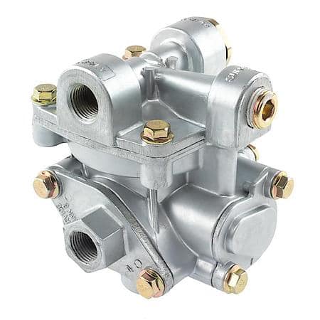 RT-4 Style Multifunction Trailer Valve - Supply Ports (2) 3/8" N.P.T. - Delivery Ports (4) 3/8" N.P.T. - - Replaces Midland½ KN26000; Sealco½ 110191