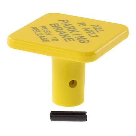 Push/Pull Knob - Yellow Knob w/Pin - Shaft Length: 3/8" - Replaces Bendix½ PP-1╓ 248433; MIDLAND½ KN20901