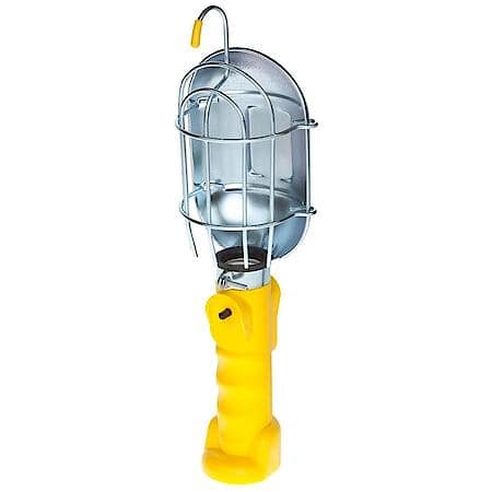 Incandescent Trouble Light - 25' 18/3 Metal Cage