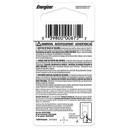 Energizer 1220 Lithium Coin Battery, 1 Pack
