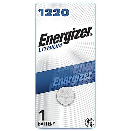 Energizer 1220 Lithium Coin Battery, 1 Pack