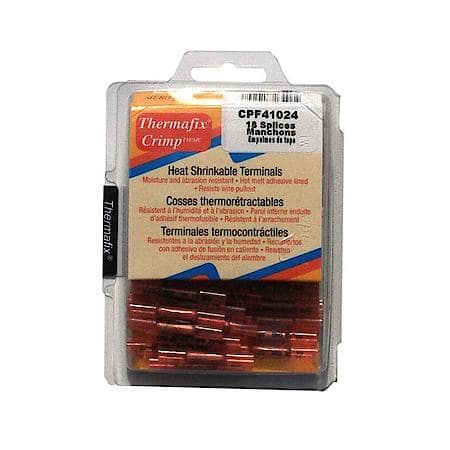 22-18 Gauge Butt Splices - 18 Pcs