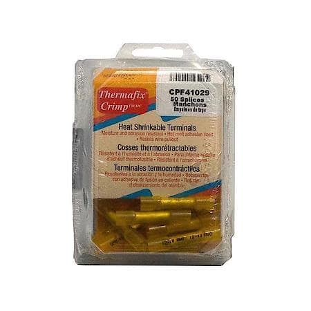 12-10 Gauge Butt Splices - 50 Pcs