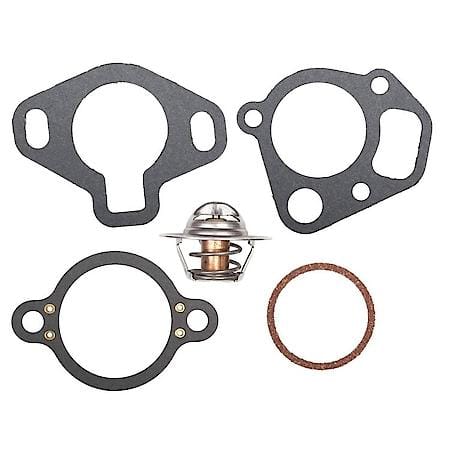 Thermostat Kit, 140 Deg F, Fits Engines With Closed Cooling