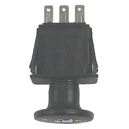 PTO Switch, Black Knob, 2 Function - On/Off