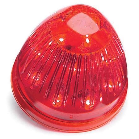 Clearance Marker Lamp, 2", Red, Beehive, 9-Diode High Count LED
