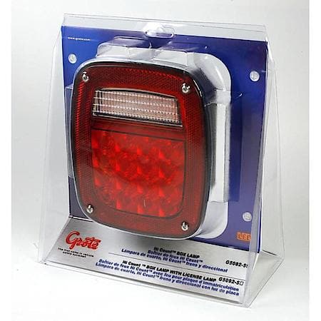 Stop/Turn/Tail Light, Red 3-Stud High Count LED without License Light
