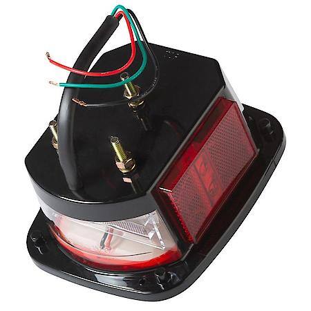 Hi Count LED Stop Tail Turn Light, LH with License Window & Side Marker