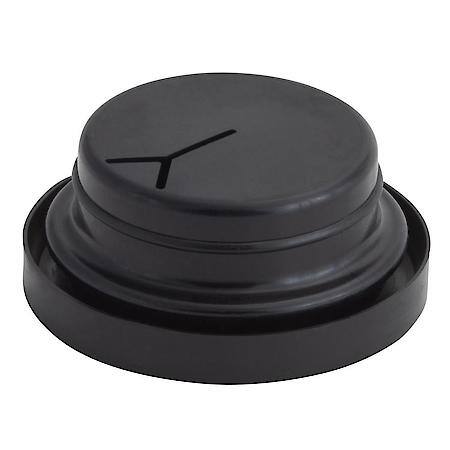 Hole Grommet, 2-5/16", Closed Back, PVC Black
