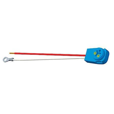 Stop Tail Turn Two-Wire 90 ° Plug-In Pigtail For Male Pin Lights, 11" Long, Chassis Ground
