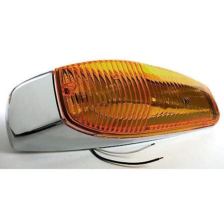 OEM-Style, Large Aerodynamic Cab Marker Light, Yellow