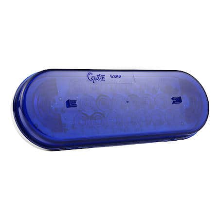Oval LED Strobe Light, Blue
