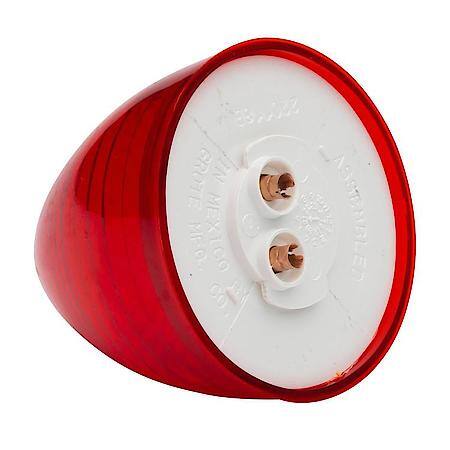 Clearance Marker Lamp, 2.5" Red Beehive, High Count LED