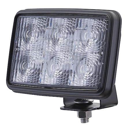 Clear Work Lamp - LED, Trapezoid Pattern