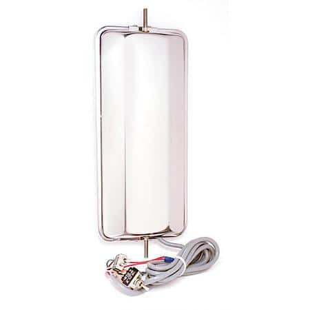 7" x 16" Remote-Control Heated West Coast Mirror, Motorized