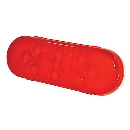SuperNova ® 9-Diode Oval LED Stop Tail Turn Light, Male Pin, Red