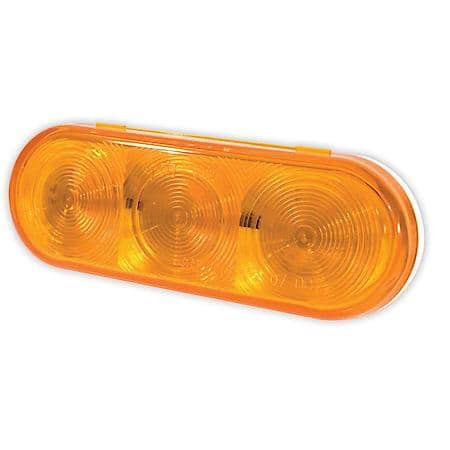 Oval LED Stop Tail Turn Light, Auxiliary Female Pin