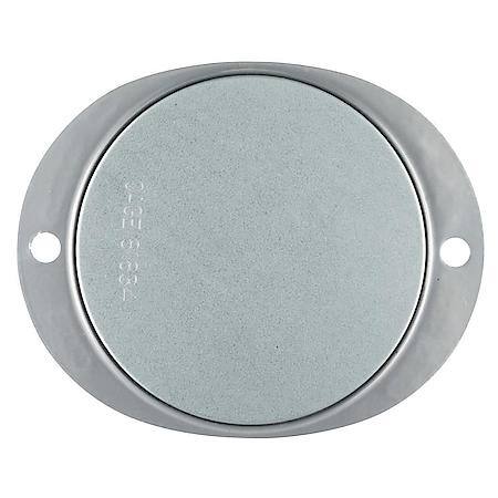 Reflector, 3" Round, Yellow, Steel Lens, 2 Hole Mount, Bulk Pack (Sold by each)