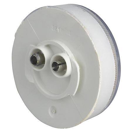 Interior Courtesy Lamp - Bright, Single White LED, 2" Dia. housing - Requires plug-in pigtail