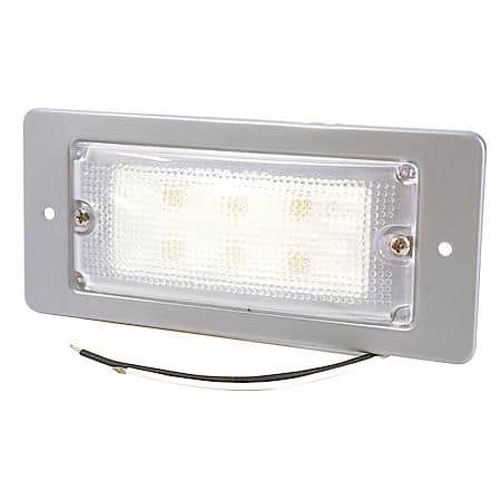 LED White Light Recessed Small Mount Light, 6 Diodes, High Output Version, 12V