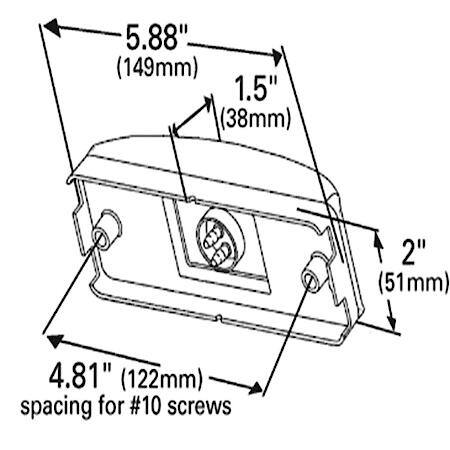 Sealed Turtleback ® II License Light, Clear
