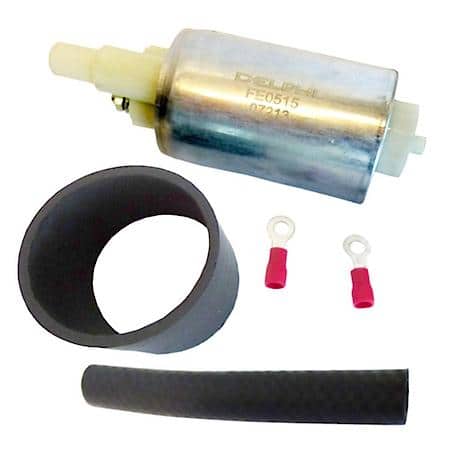 Electric Fuel Pump: With Hose Piece, Isolating Sleeve, Ring Terminals