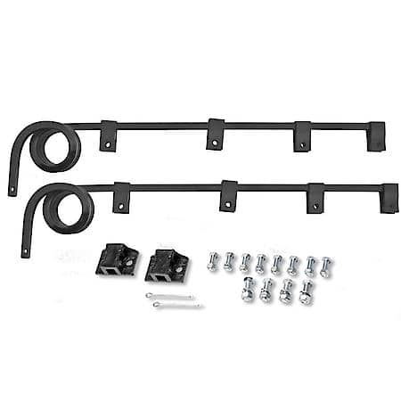 29.75 Straight Triple Coil / Square Bar Kit w/hardware, pair