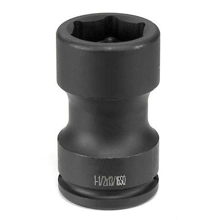 Soc 1-1/2 3/4D Bdd Whl Imp Hex Dp Blk