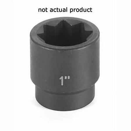 Socket 5/8 1/2" Drive Impact 8 Point Black