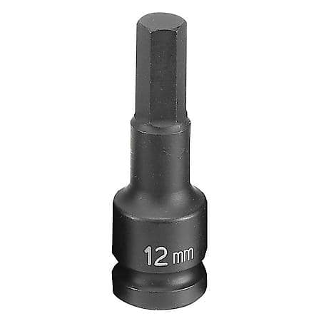 Socket 12mm 1/2" Drive Impact Hex