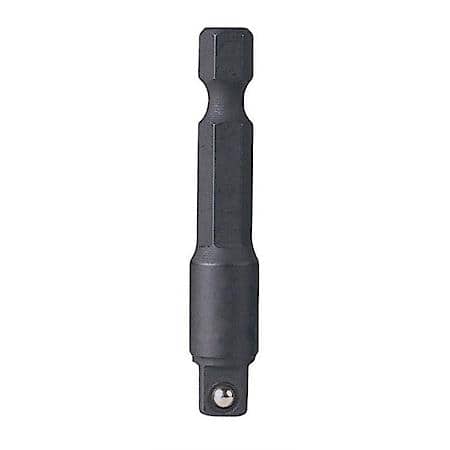 Soc 1/4 1/4D Adpt Imp Hex Male Blk