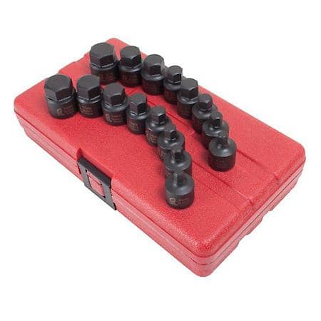 16-Piece 3/8 In. Drive Stubby Impact
