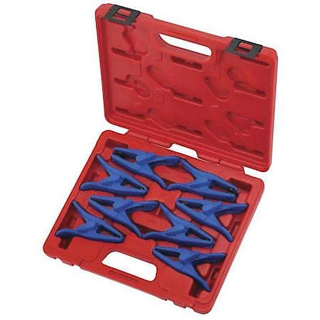 Adjustable 8 Piece Fluid Line Stopper Kit