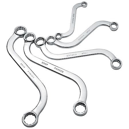 S-Style Double Box End Metric Wrench Set, 5 Pc.