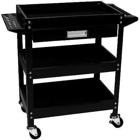 3 Shelf Utility Cart W/Drawer