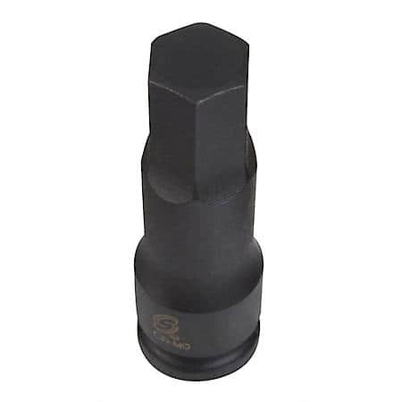 Socket - 12 mm, 3/8" Drive, Impact, Hex Male