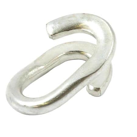 5/16in Cold Shut Repair Link - Galvanized -Repair broken grade 30 proof coil chain or high test chain