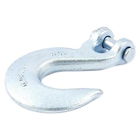 3/8in (9.52mm) Clevis Slip Hook - 4,000 lbs SWL - High test - Drop forged and galvanized