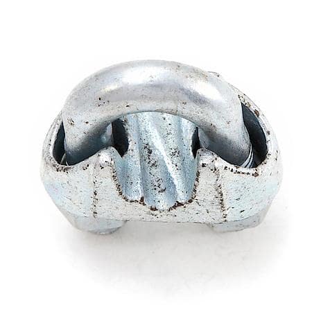 Wire Rope Clip - 1/2in (12.7mm) Zinc-plated malleable wire rope (aircraft cable) clips