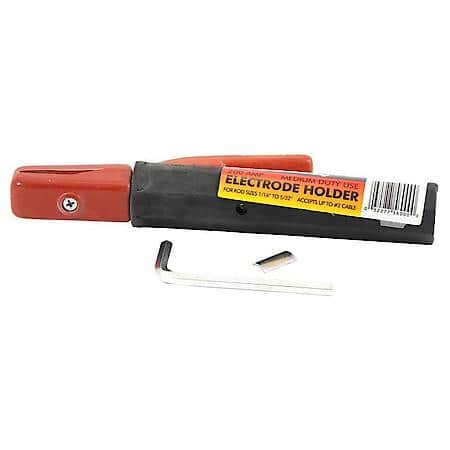 Medium Duty Electrode Holder, Up To 200 Amps And 5/32in Electrodes