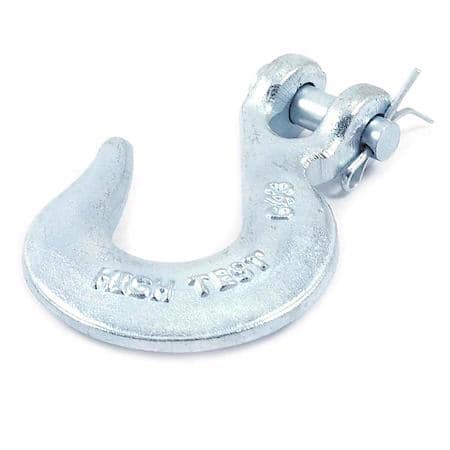 1/4in (6.35mm) Clevis Slip Hook - 1,950 lbs - SWL - High test - Drop forged and galvanized