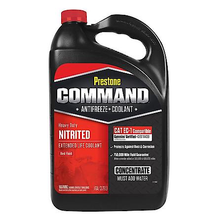 Command Antifreeze and Coolant: Concentrate, Nitrites ELC Red N-OAT, 1 Gallon