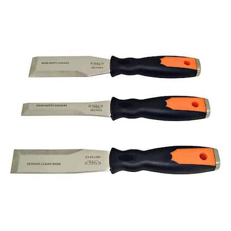 3-Pc Heavy Duty, Dual Bevel Striking