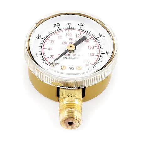 Regulator Gauge, 2 Inch, 0-200 PSI