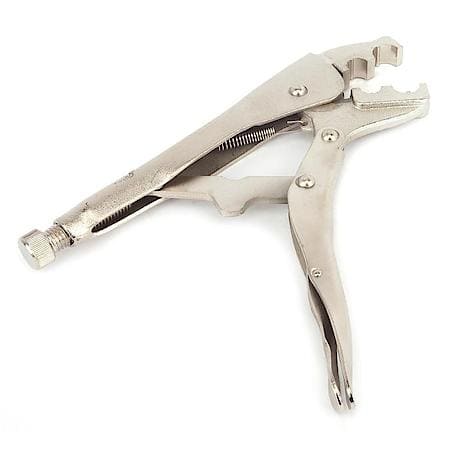 Crimping Tool - Locking jaw design, safely crimps twin welding hose ferrules on 3/16in & 1/4in hose