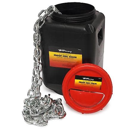 3/8In Zp Proof Coil Chain 66' (Sold by each)
