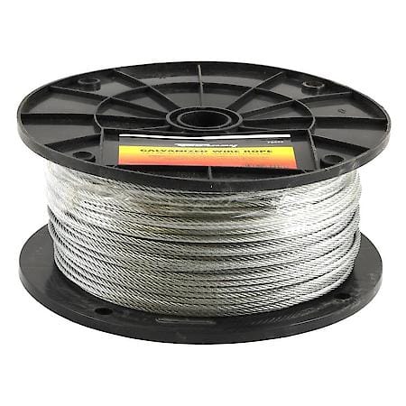 1/8In Galv Air-Cr Cab Wire (Sold by foot)
