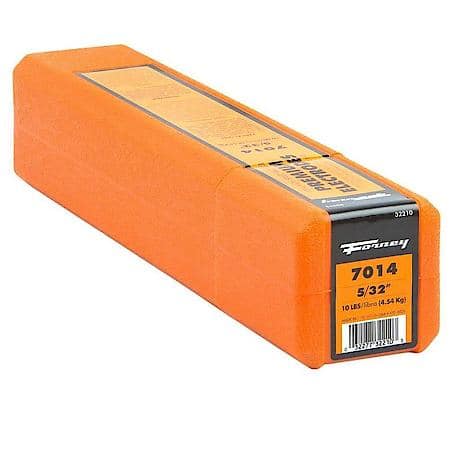 Welding Rod - 5/32in, Type 7014 iron powder mild steel electrode, AC & DC - reverse & norm