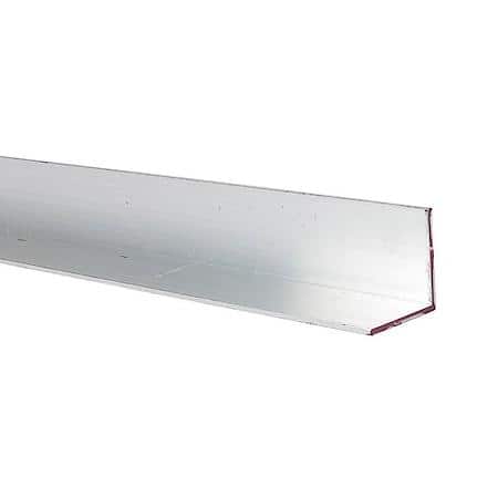 6063-T5 Aluminum Angle Stock - 1in x 1/16in x 48in - Suitable for most light and medium duty projects