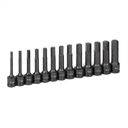 Bitsoc 6Mm X 19Mm 1/2D Imp Hex Blk